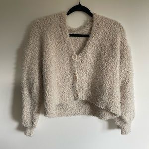 Soft cream knit sweater